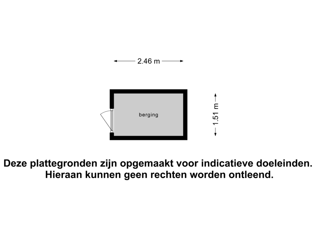 Bekijk plattegrond van Berging van Beukelsweg 78-B