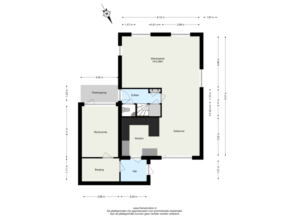 Bekijk plattegrond van Begane Grond van Prinsenweer 13