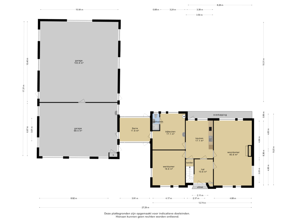 Bekijk plattegrond van Begane grond van Schootsehoef 1