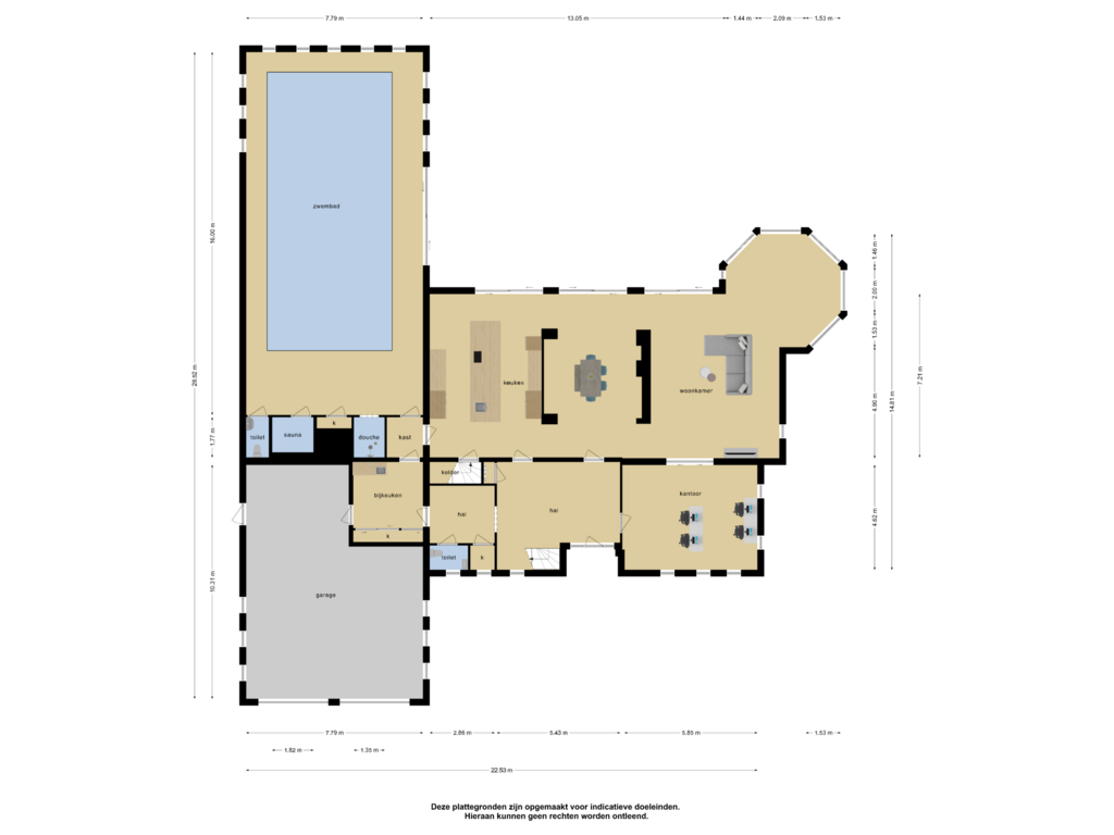 Bekijk plattegrond van Begane grond van Schutsestraat 45