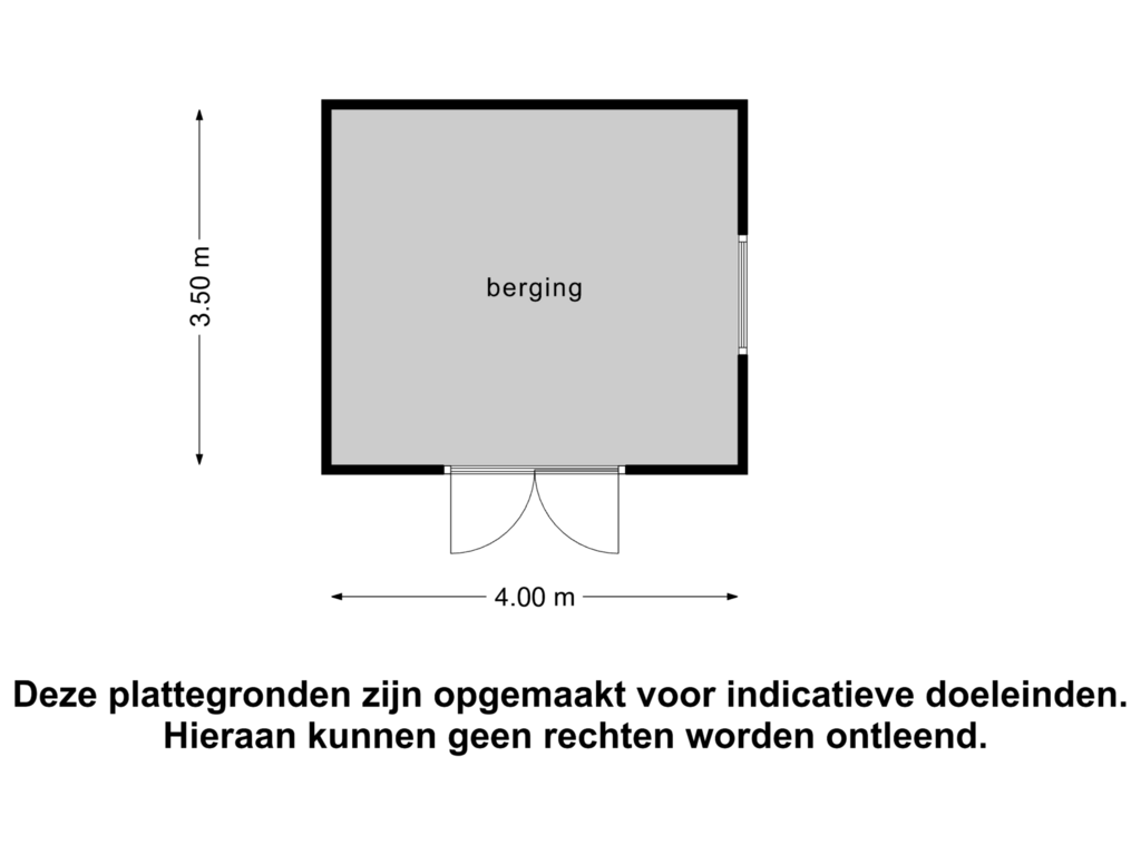 Bekijk plattegrond van Berging van Schutsestraat 45