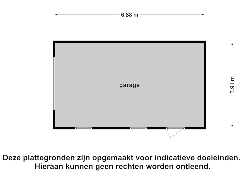 Bekijk plattegrond van Garage van Lange Putseweg 2