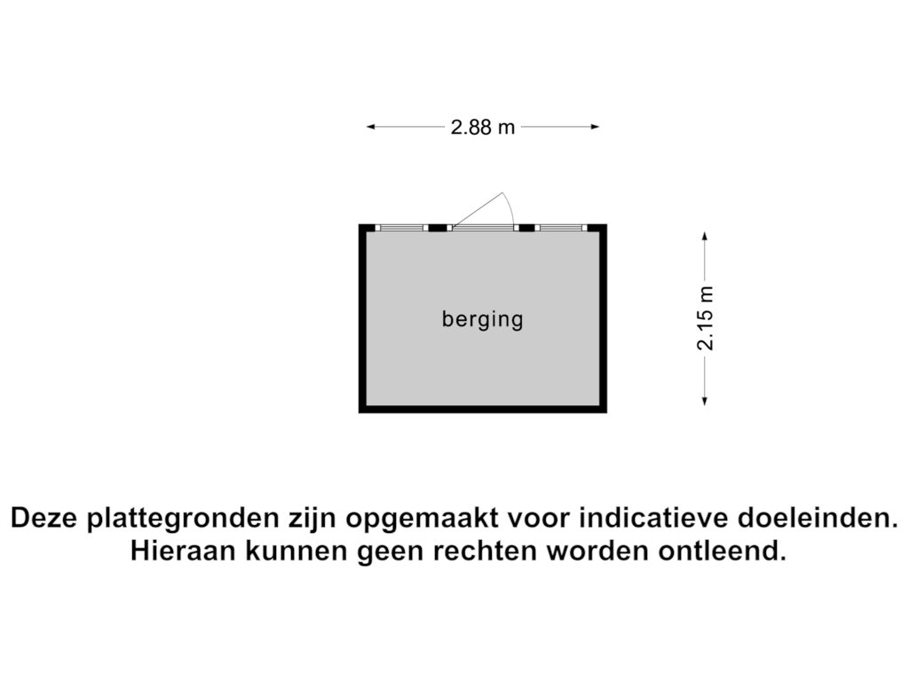 Bekijk plattegrond van Berging1 van Lange Putseweg 2