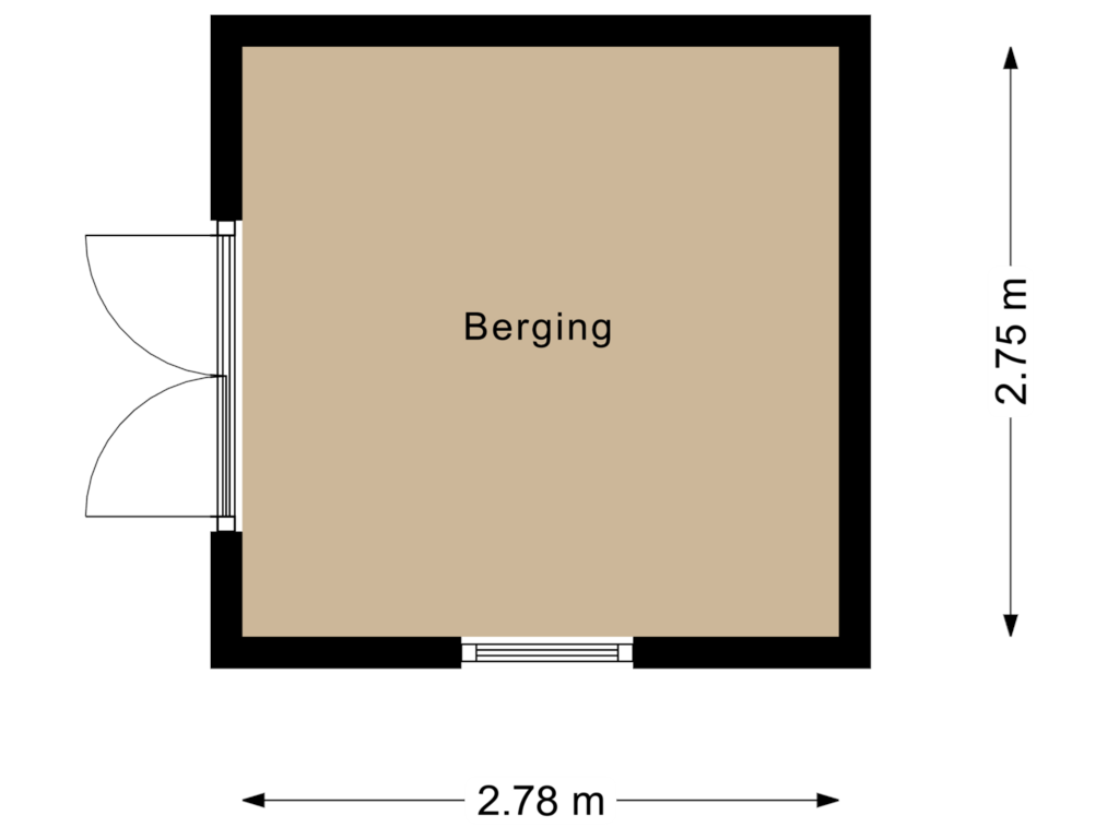 Bekijk plattegrond van Berging van Botter 31 63