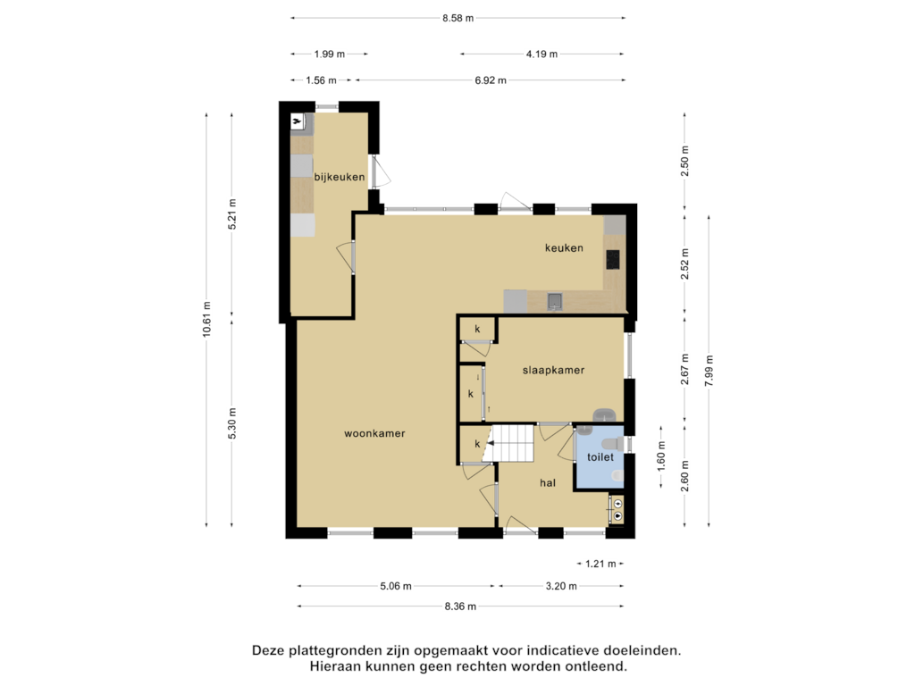 Bekijk plattegrond van Begane grond van Plein 51