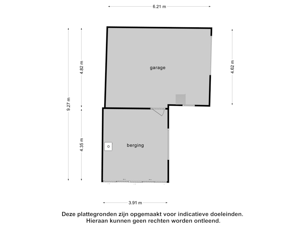 Bekijk plattegrond van Berging van Plein 51