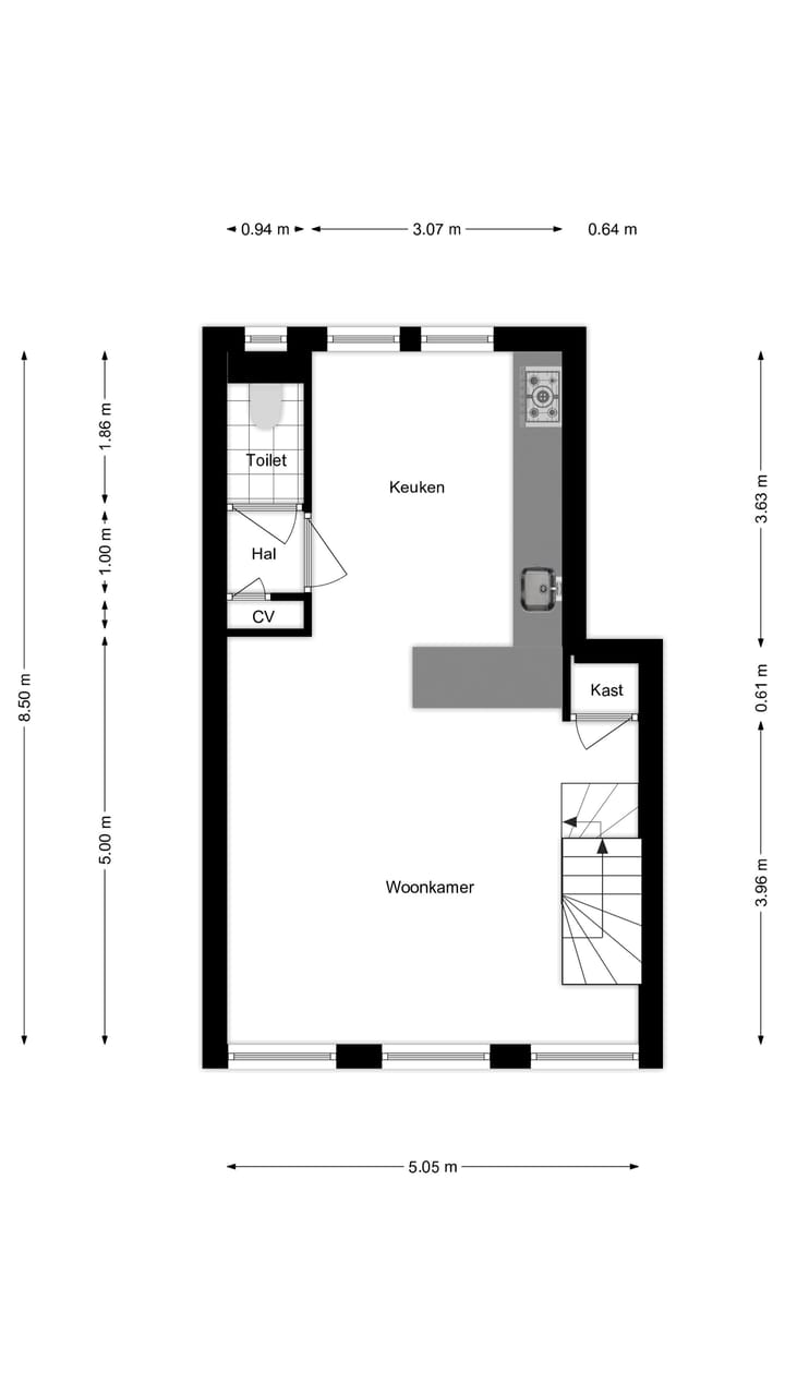 Foto 32 van Tweede Laurierdwarsstraat 53-3