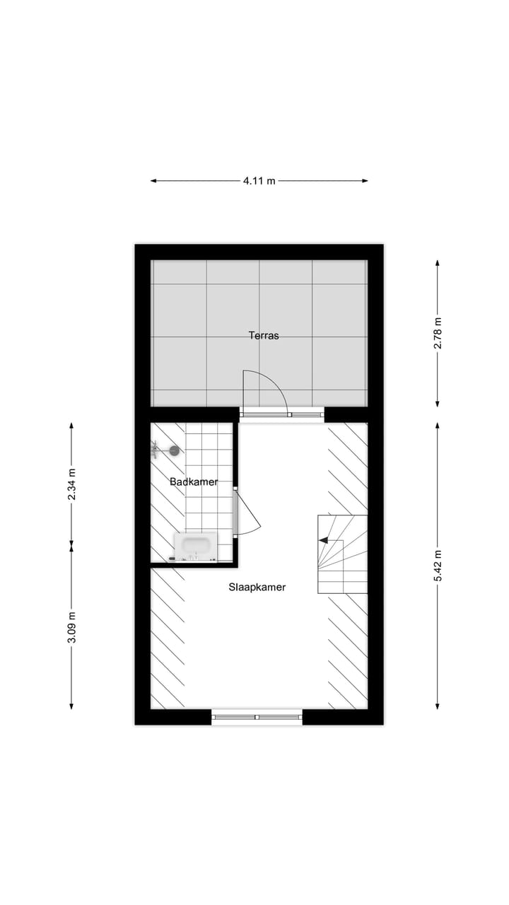 Foto 33 van Tweede Laurierdwarsstraat 53-3