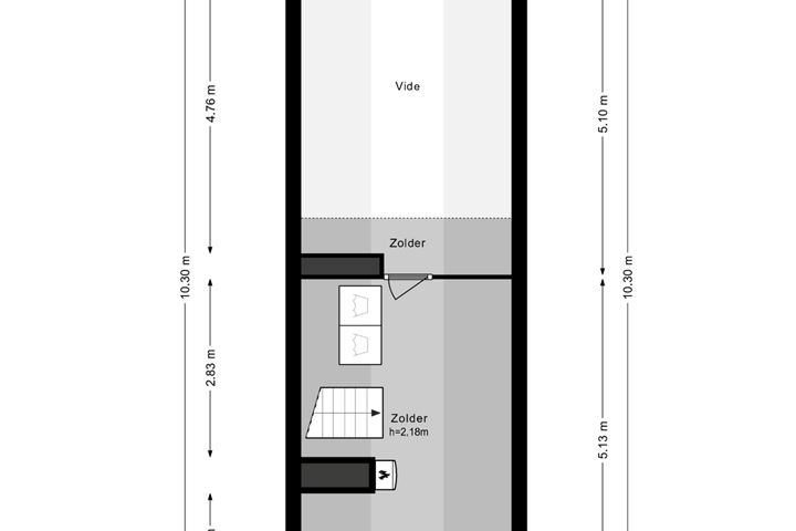 Bekijk foto 44 van Derde Weteringdwarsstraat 6-C