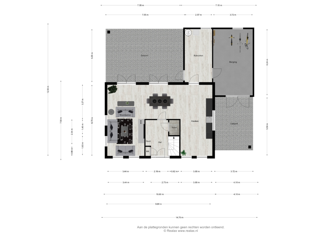 Bekijk plattegrond van Begane grond van Westerdijklaan-kavel 12