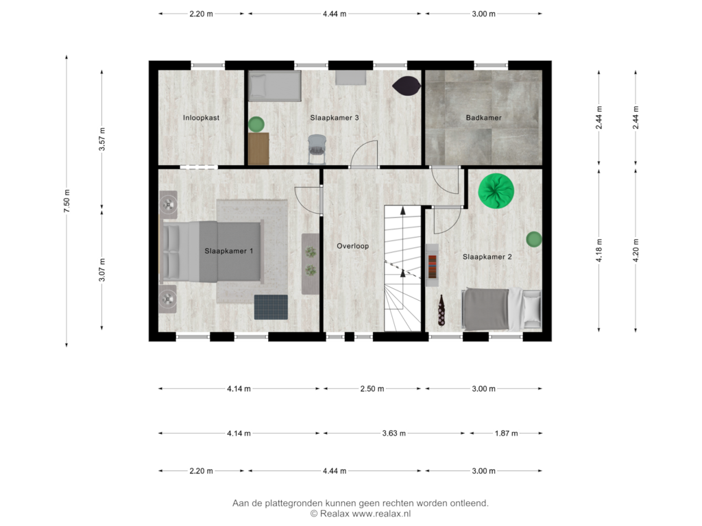 Bekijk plattegrond van Verdieping 1 van Westerdijklaan-kavel 12