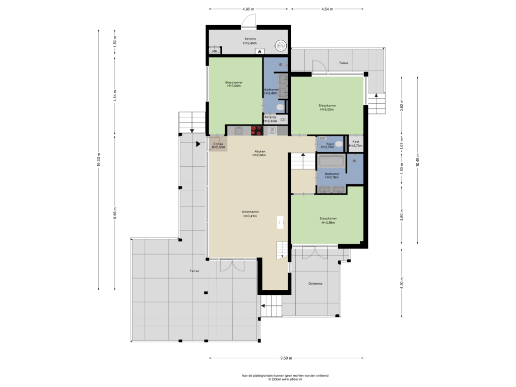 Bekijk plattegrond van Begane Grond van De Eco Punt 34