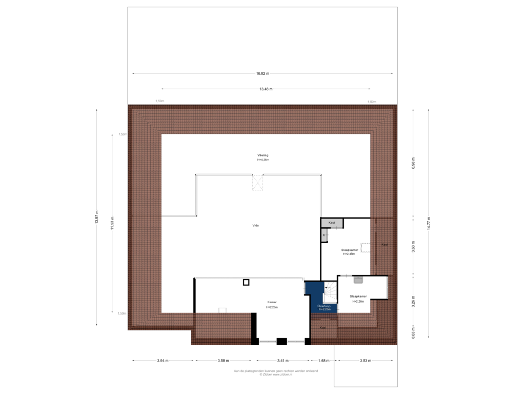 Bekijk plattegrond van Eerste Verdieping van Damkensvoetpad 1