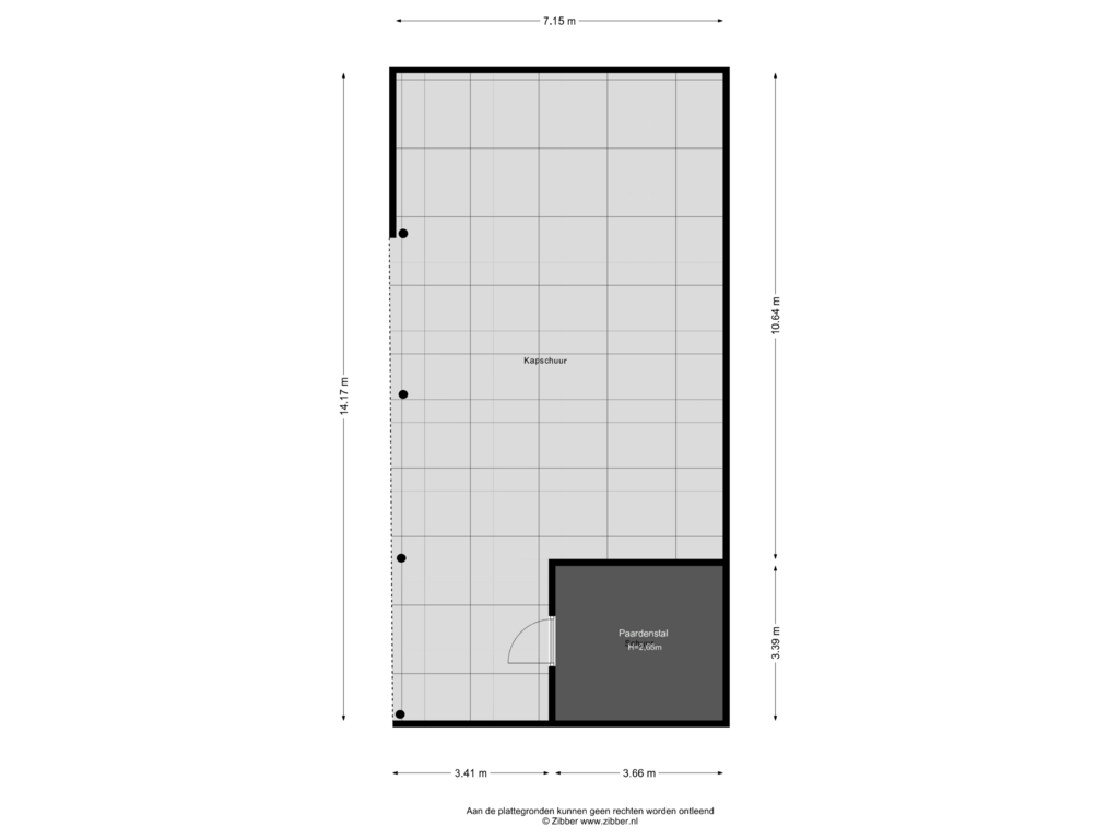 Bekijk plattegrond van Schuur van Damkensvoetpad 1