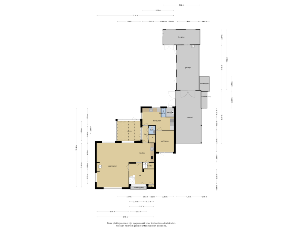 View floorplan of Begane grond of Wagenbroeken 4