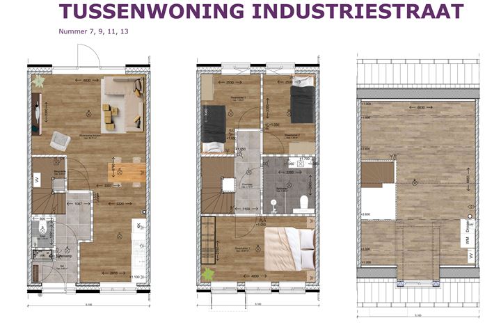 Bekijk foto 2 van Type 2 - Tussenwoning (Bouwnr. 7)