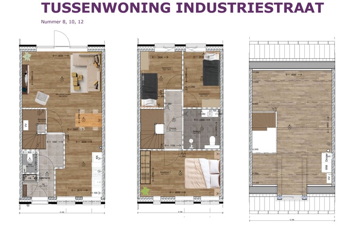 Bekijk foto 2 van Type 3 - Tussenwoning (Bouwnr. 8)