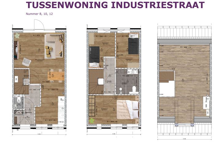 Bekijk foto 2 van Type 3 - Tussenwoning (Bouwnr. 12)