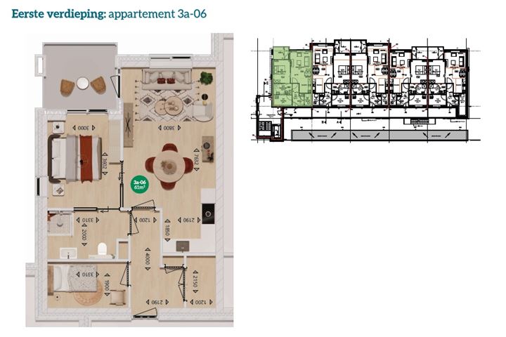 View photo 4 of 3-kamerappartement (Bouwnr. 6)