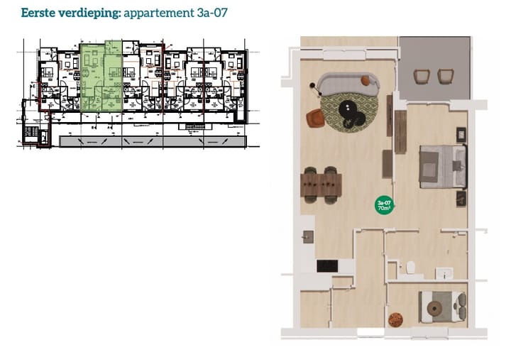 Foto 4 van 3-kamerappartement (Bouwnr. 7)