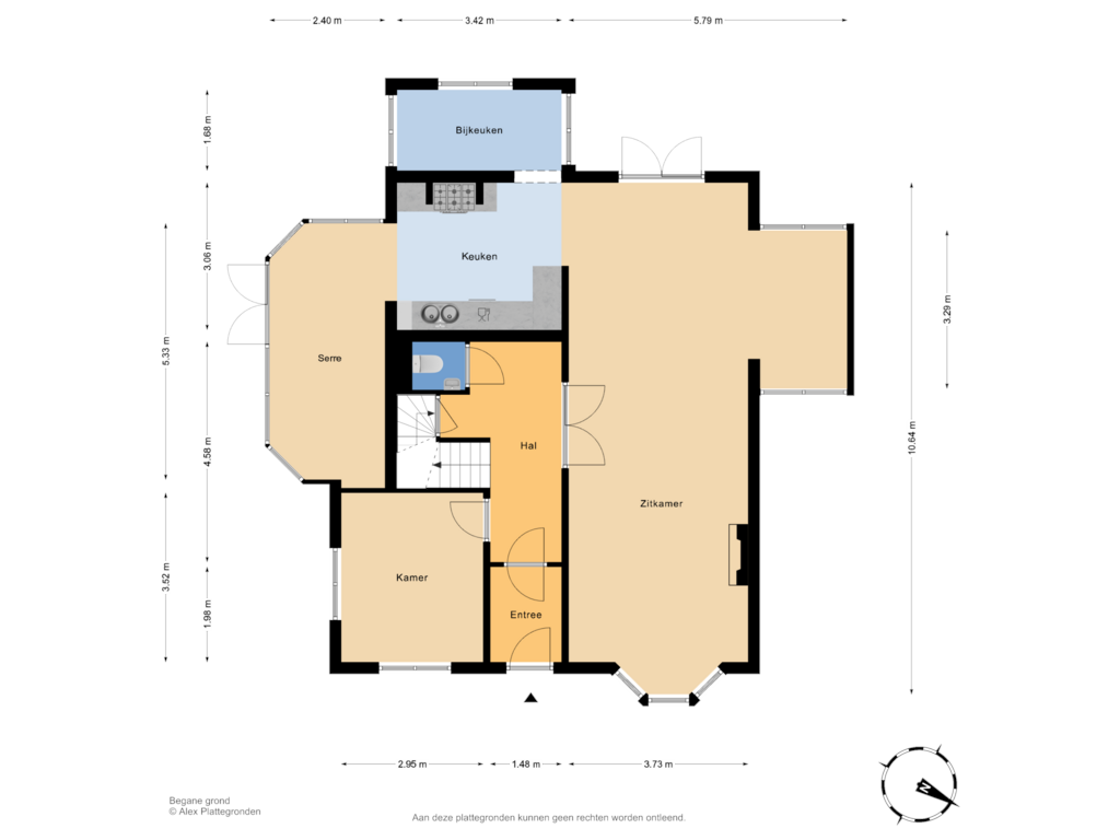 Bekijk plattegrond van Begane grond van Zijdeweg 26