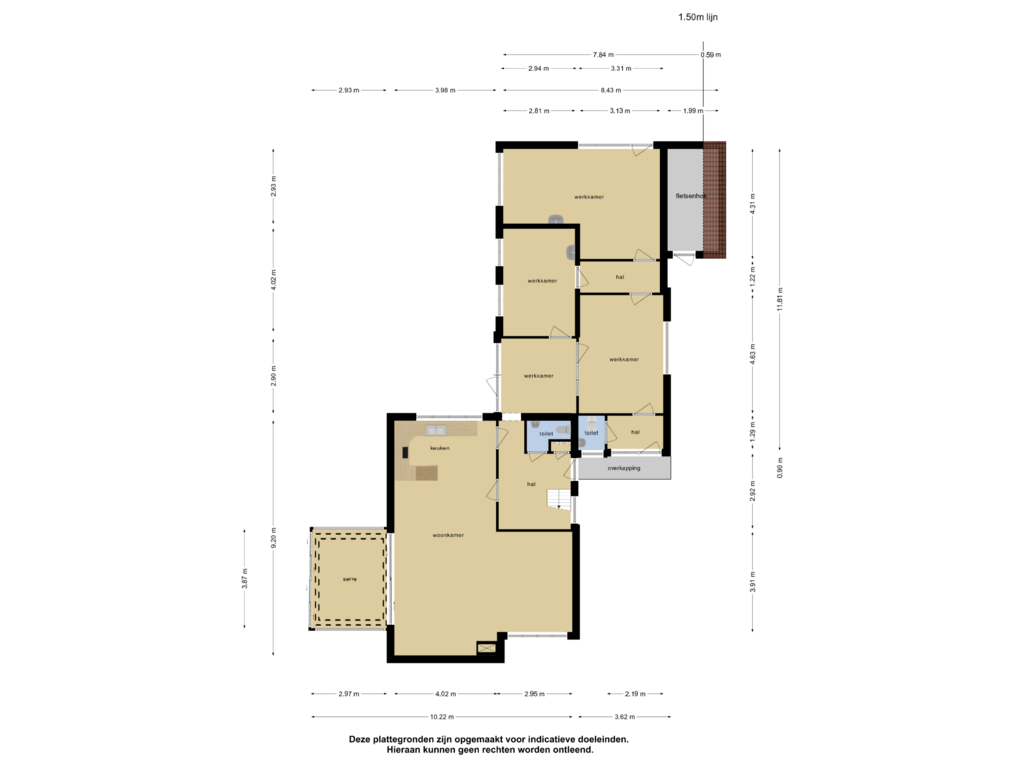 View floorplan of Begane grond of Het Schol 22