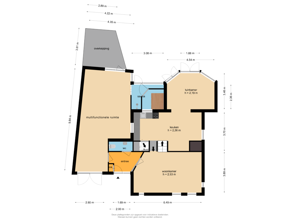 Bekijk plattegrond van Begane Grond van Wijsstraat 50