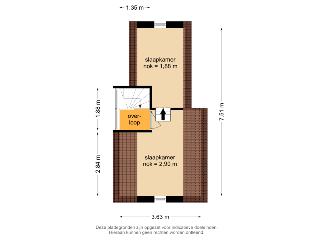 Bekijk plattegrond van 2e Verdieping van Wijsstraat 50