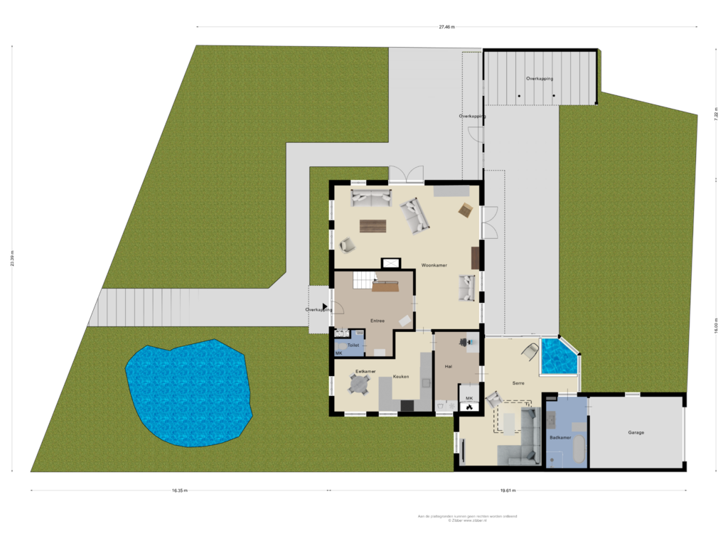 Bekijk plattegrond van Begane grond_tuin van Vondellaan 116