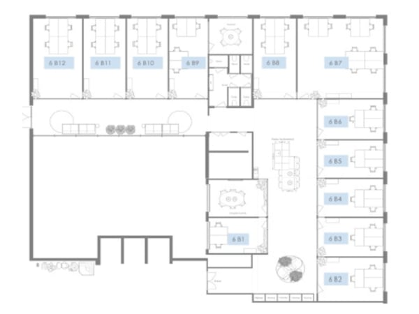 Plattegrond 6e verdieping