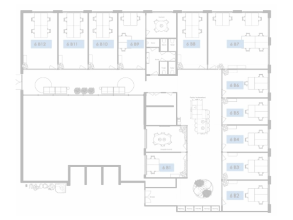 Plattegrond 6e verdieping