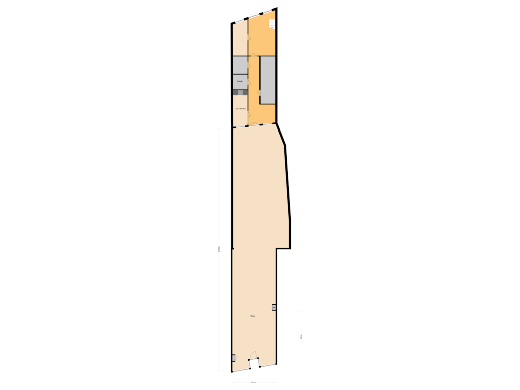 Bekijk plattegrond van Winkel van Koornmarkt 13-15