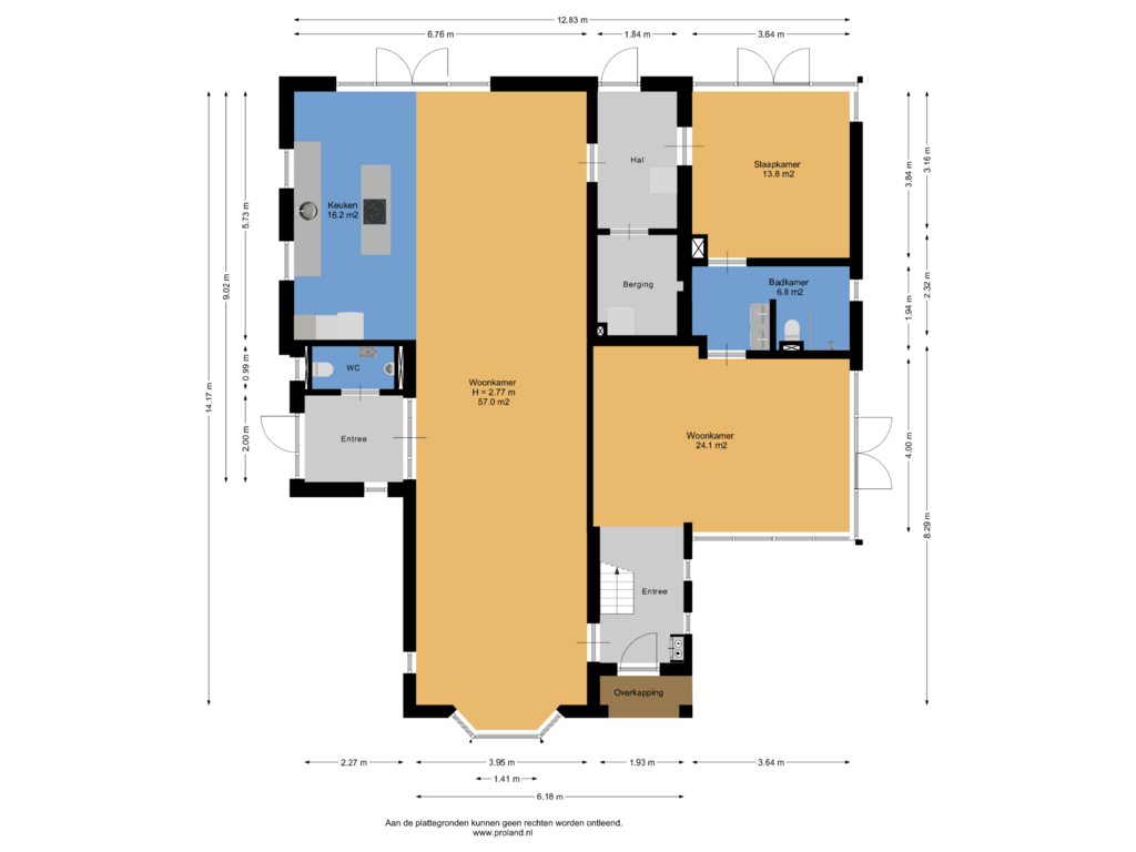 View floorplan of Begane Grond of Watermolendijk 5