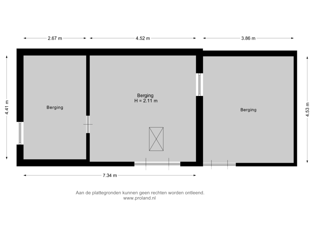 View floorplan of Berging of Watermolendijk 5