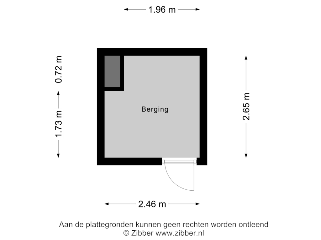 Bekijk plattegrond van Berging van Ringovenstraat 27-A6