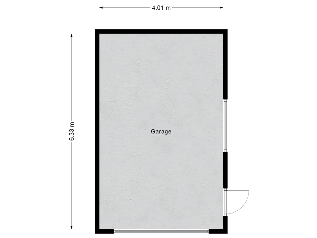 Bekijk plattegrond van Garage van Kerkendijk 148-A