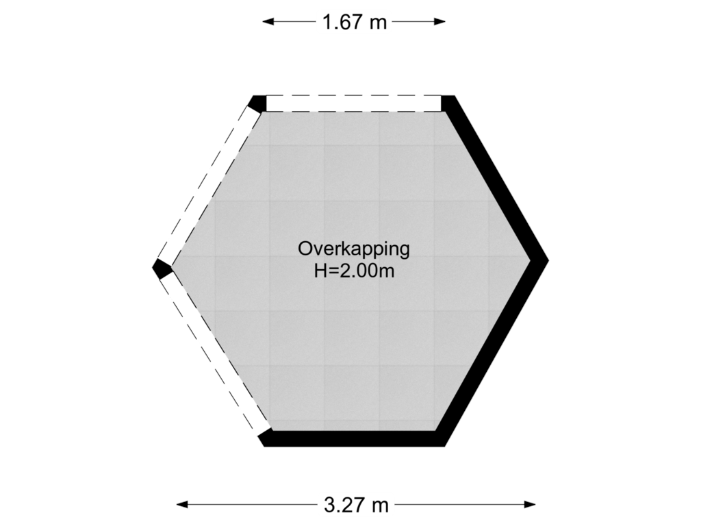 Bekijk plattegrond van Overkapping van Kerkendijk 148-A