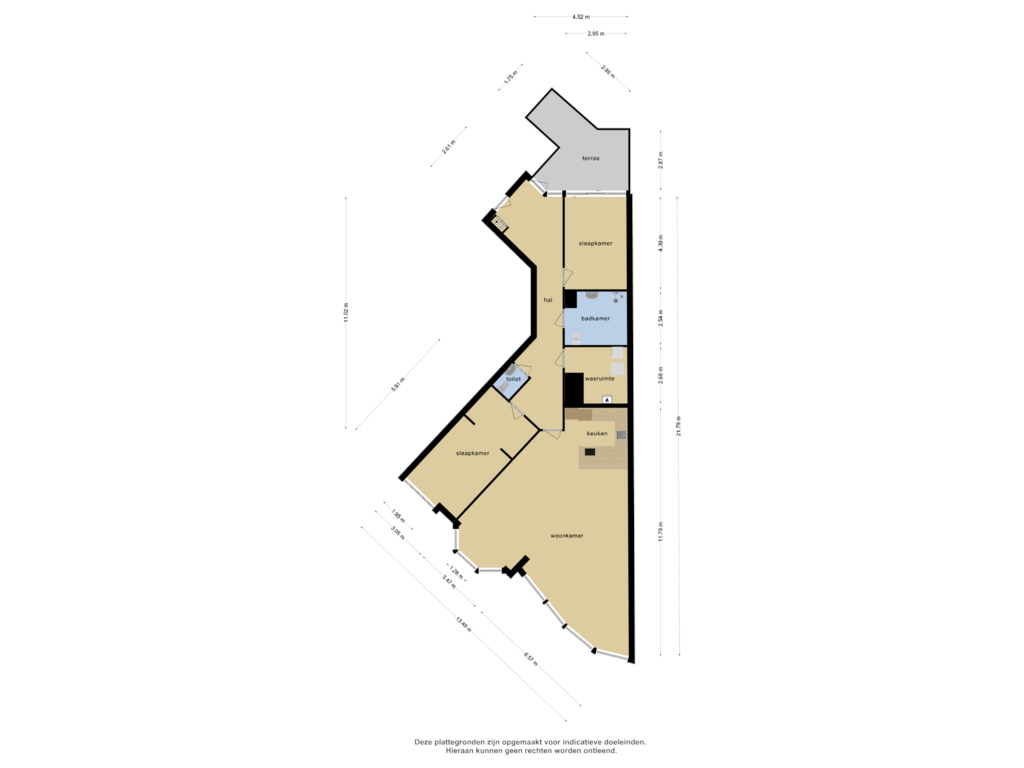 Bekijk plattegrond van Appartement van Scheldekade 60-B