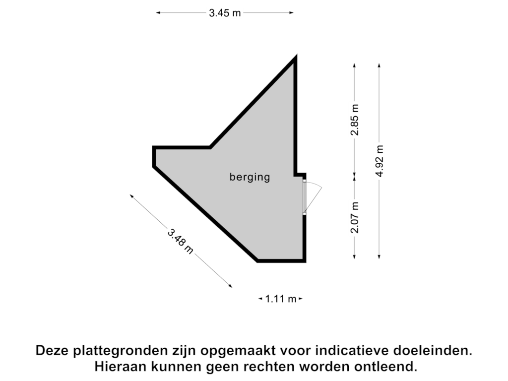 Bekijk plattegrond van Berging van Scheldekade 60-B