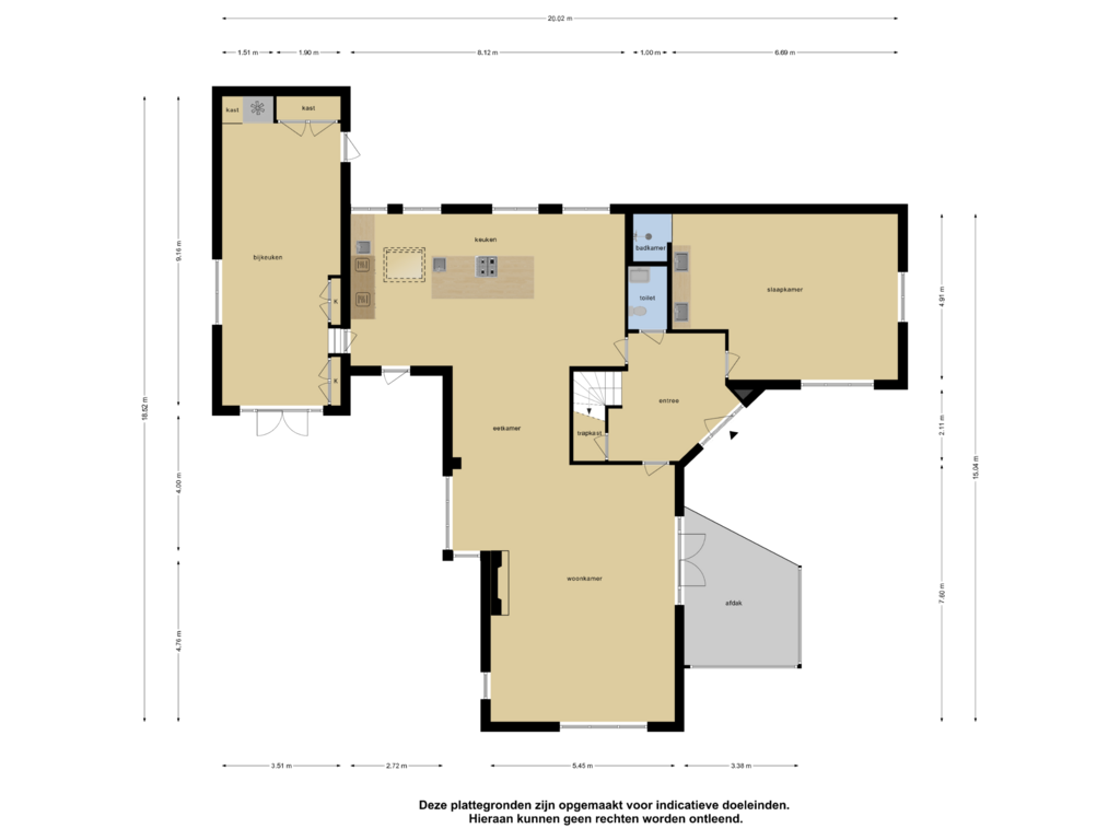 View floorplan of Begane Grond of Molendijk 8