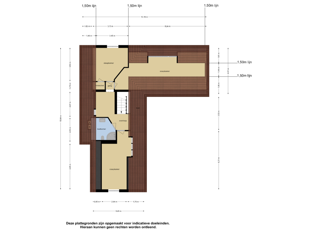 View floorplan of Eerste Verdieping of Molendijk 8