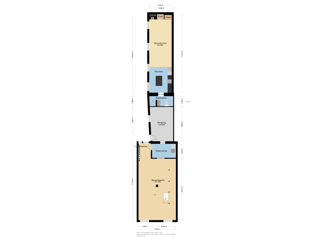 Bekijk plattegrond van Begane Grond van Westhavenkade 37