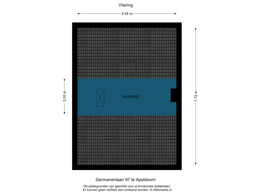 Bekijk plattegrond van Vliering van Germanenlaan 97