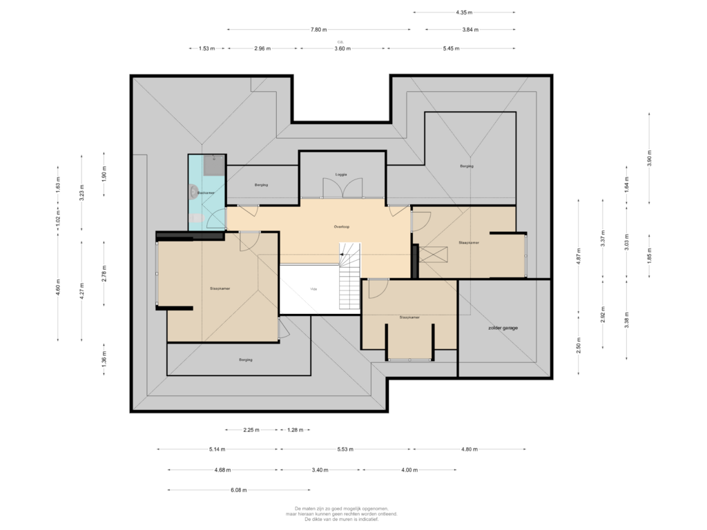 Bekijk plattegrond van 1e Verdieping van Kievit 20