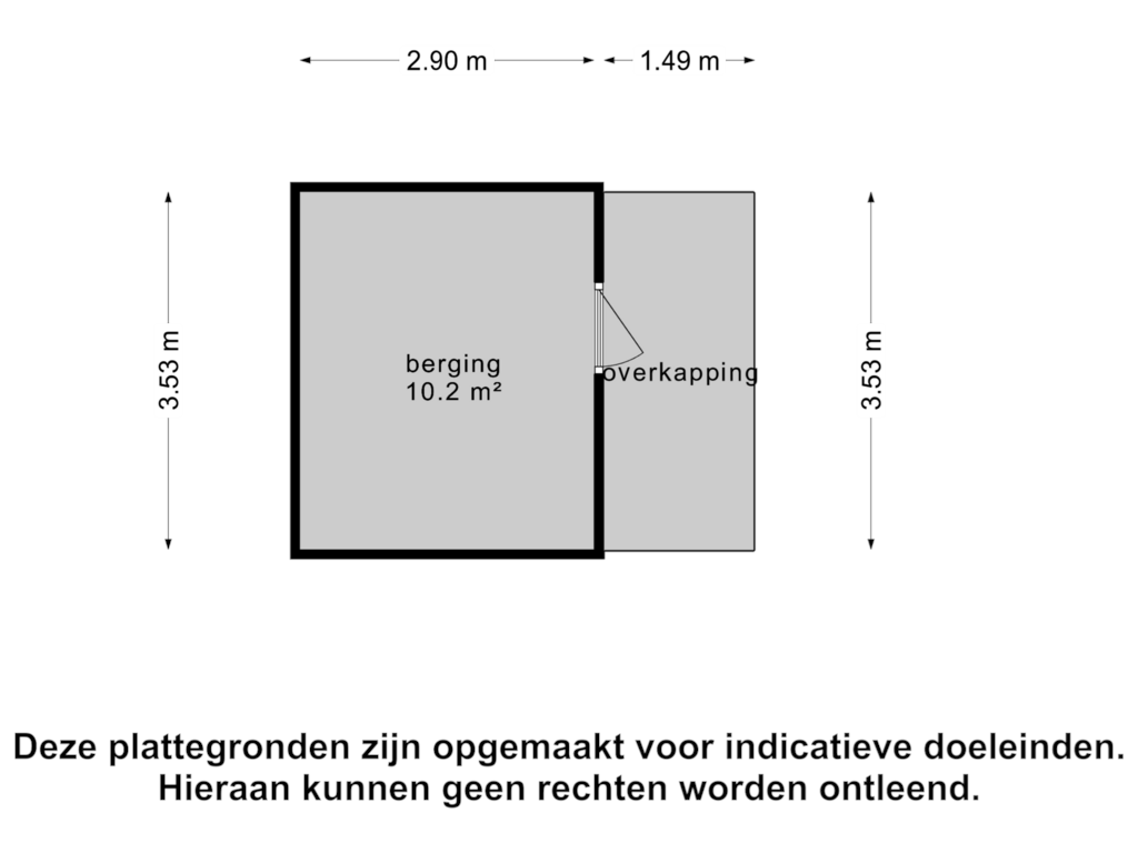 Bekijk plattegrond van Berging 2 van Jipsingboertangerweg 67