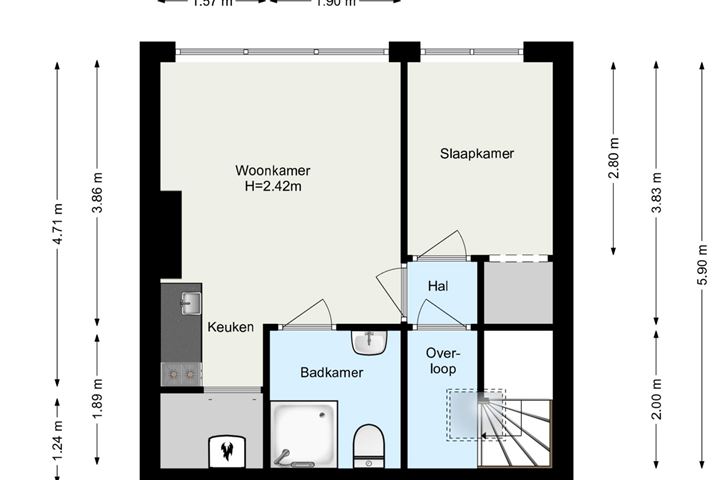 Bekijk foto 41 van Dordtselaan 18-A03