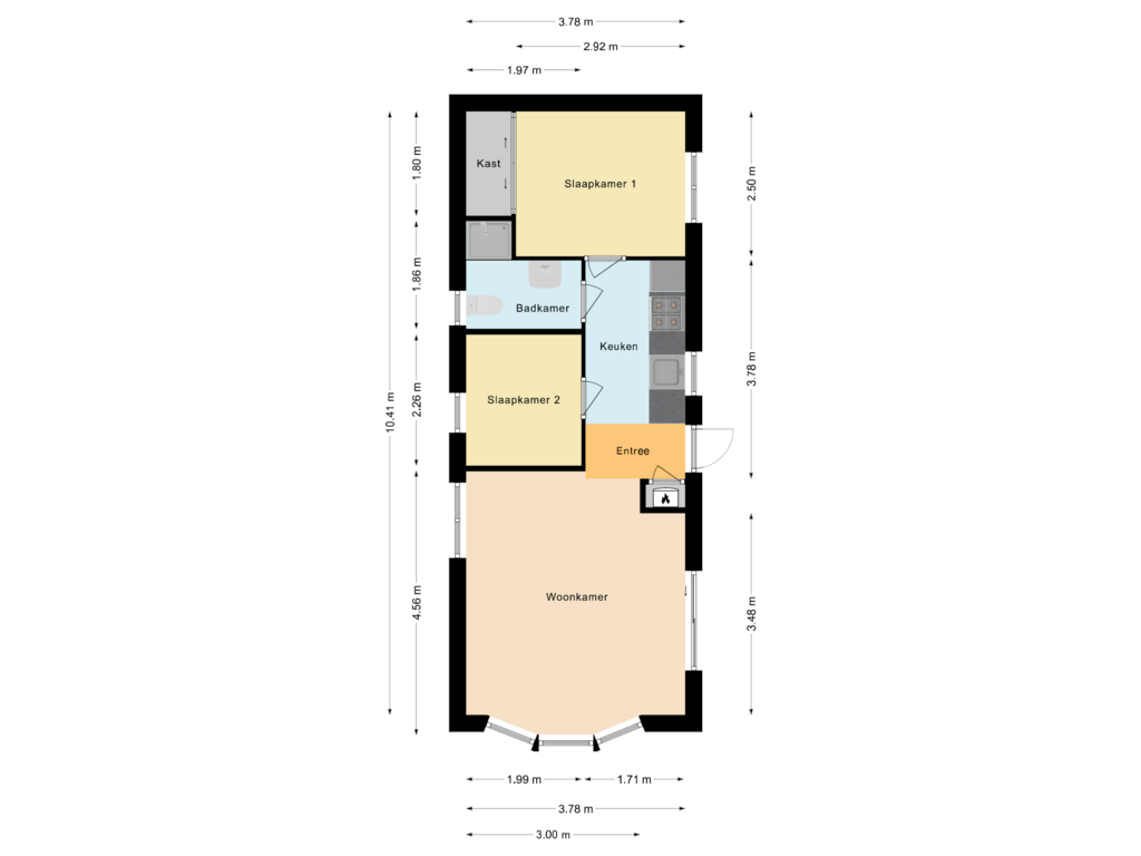 Bekijk plattegrond van Woning van Immenweg 15-324