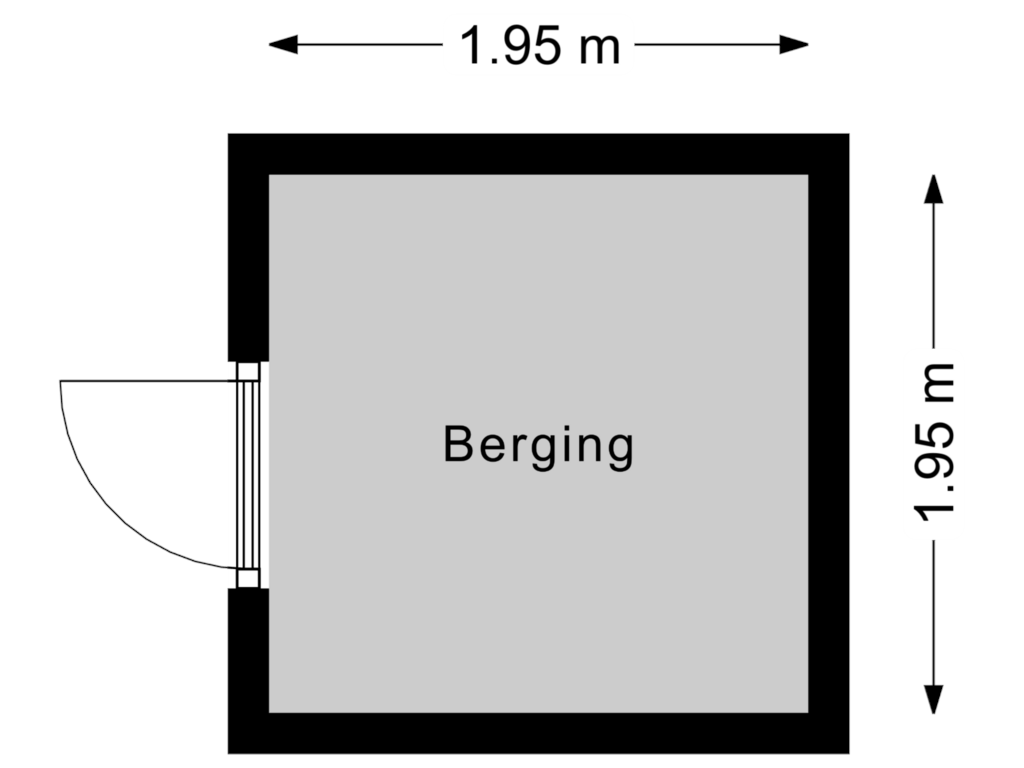 Bekijk plattegrond van Berging van Immenweg 15-324