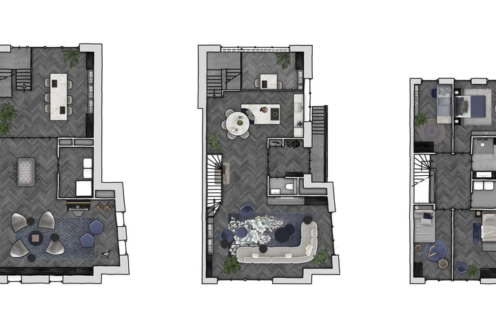 Bekijk foto 4 van Stadsvilla Avenue Hoek Admiraliteit (Bouwnr. 371)