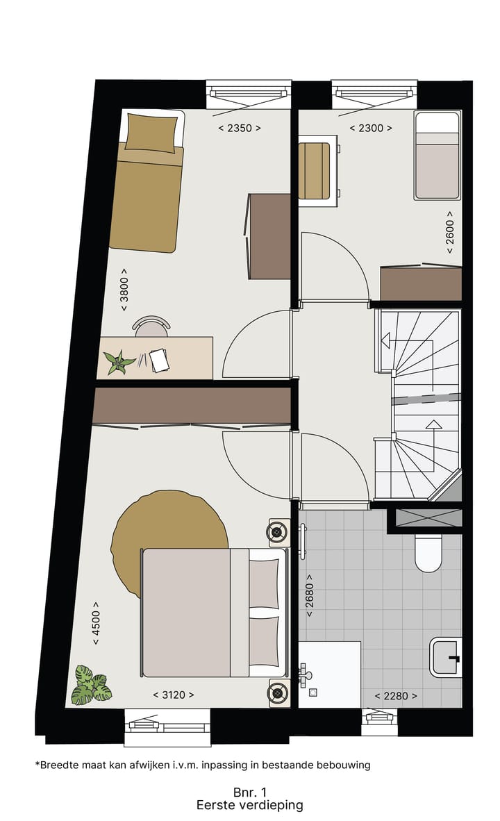 Foto 4 van Bovenste Straat 44 c (Bouwnr. Bouwnr. 1)